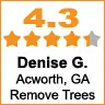 Denise G. 4.3 star review